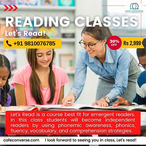 English reading classes in Delhi 